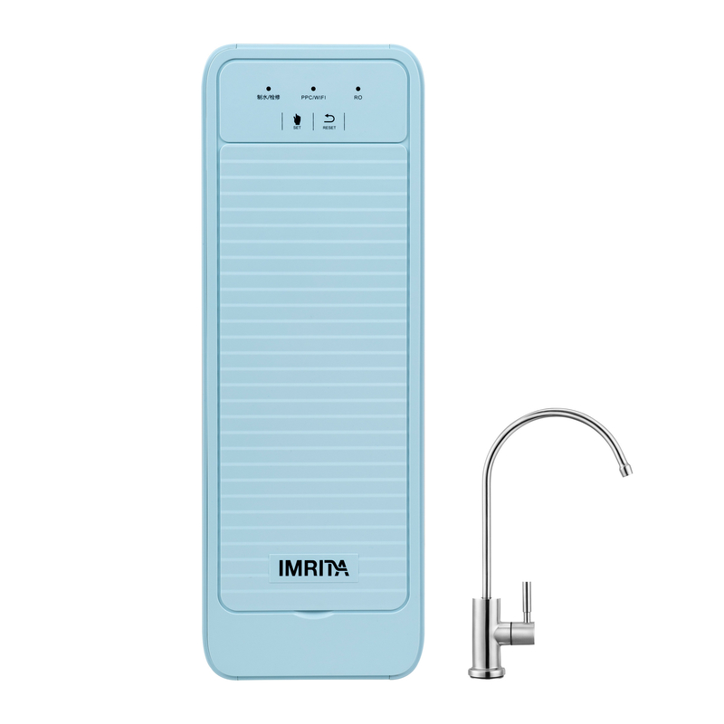 Πλαστικό σύστημα φίλτρων νερού Tankless RO, σύστημα εξαγνιστών πόσιμου νερού 0.0001micron