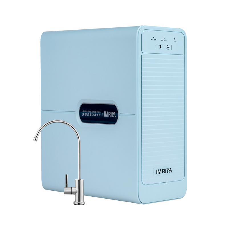0.1Mpa-0.4Mpa σύστημα Tankless 3 εξαγνιστών νερού αντίστροφης όσμωσης στάδιο