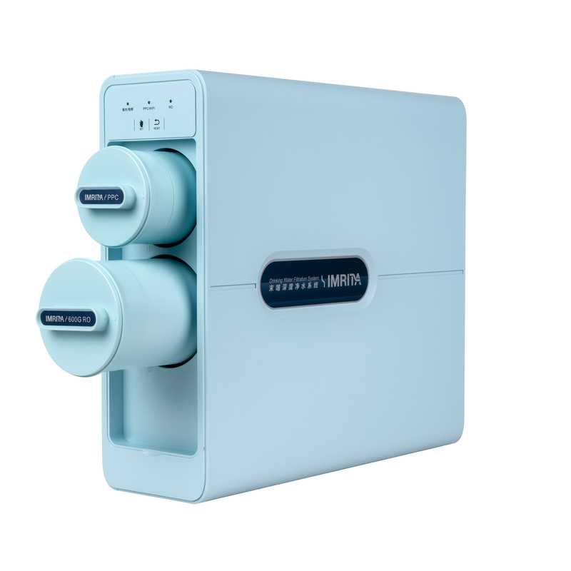 500GPD 3 σύστημα 1.31L/min Tankless εξαγνιστών νερού σκηνικής αντίστροφης όσμωσης